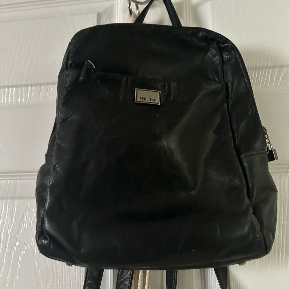 Perlina Leather Backpack